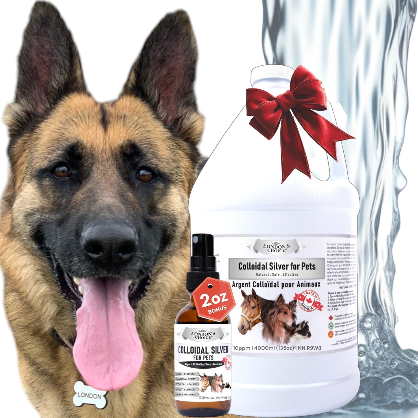 LONDON’S CHOICE - Colloidal Silver for Pets - 10ppm