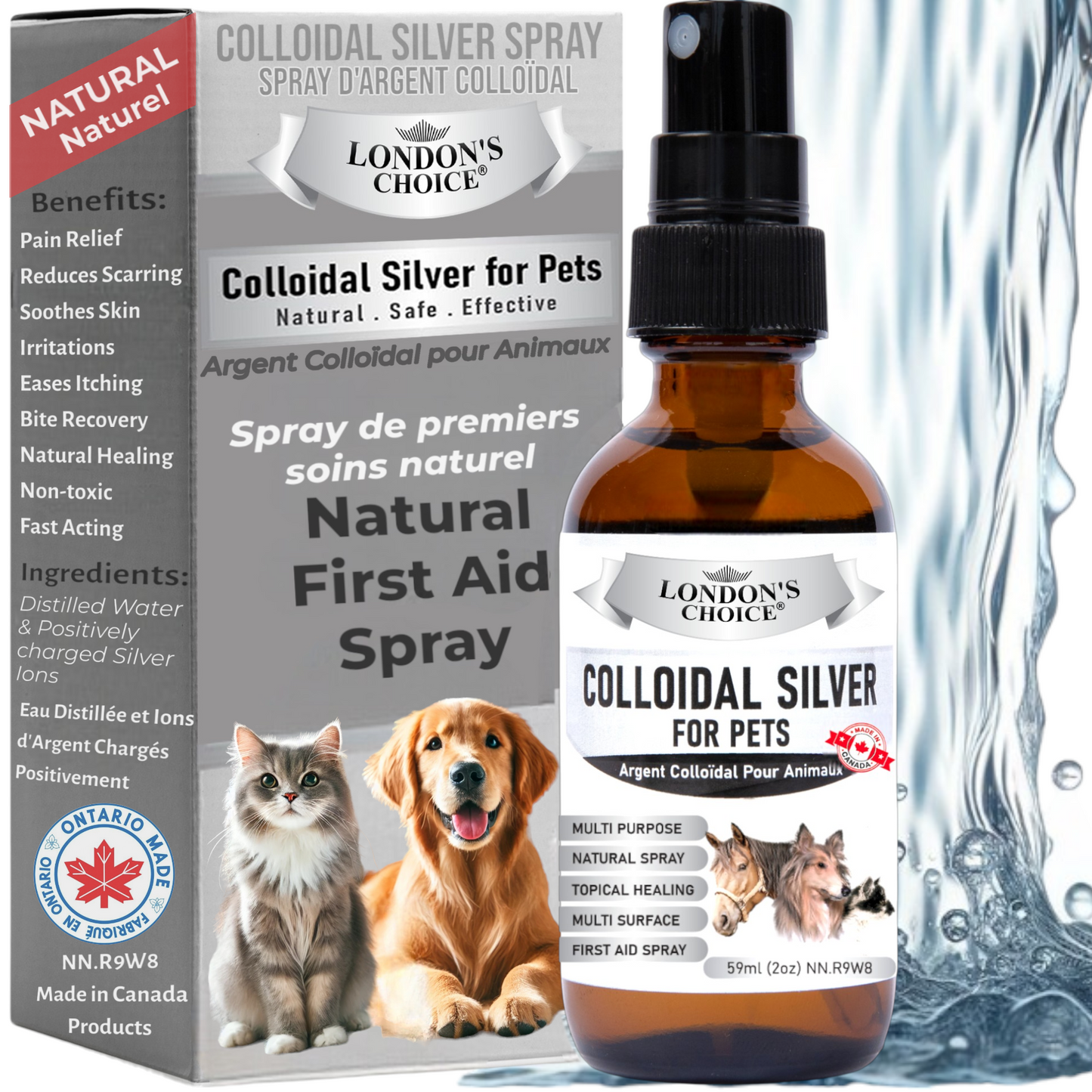 LONDON’S CHOICE - Colloidal Silver for Pets - 10ppm