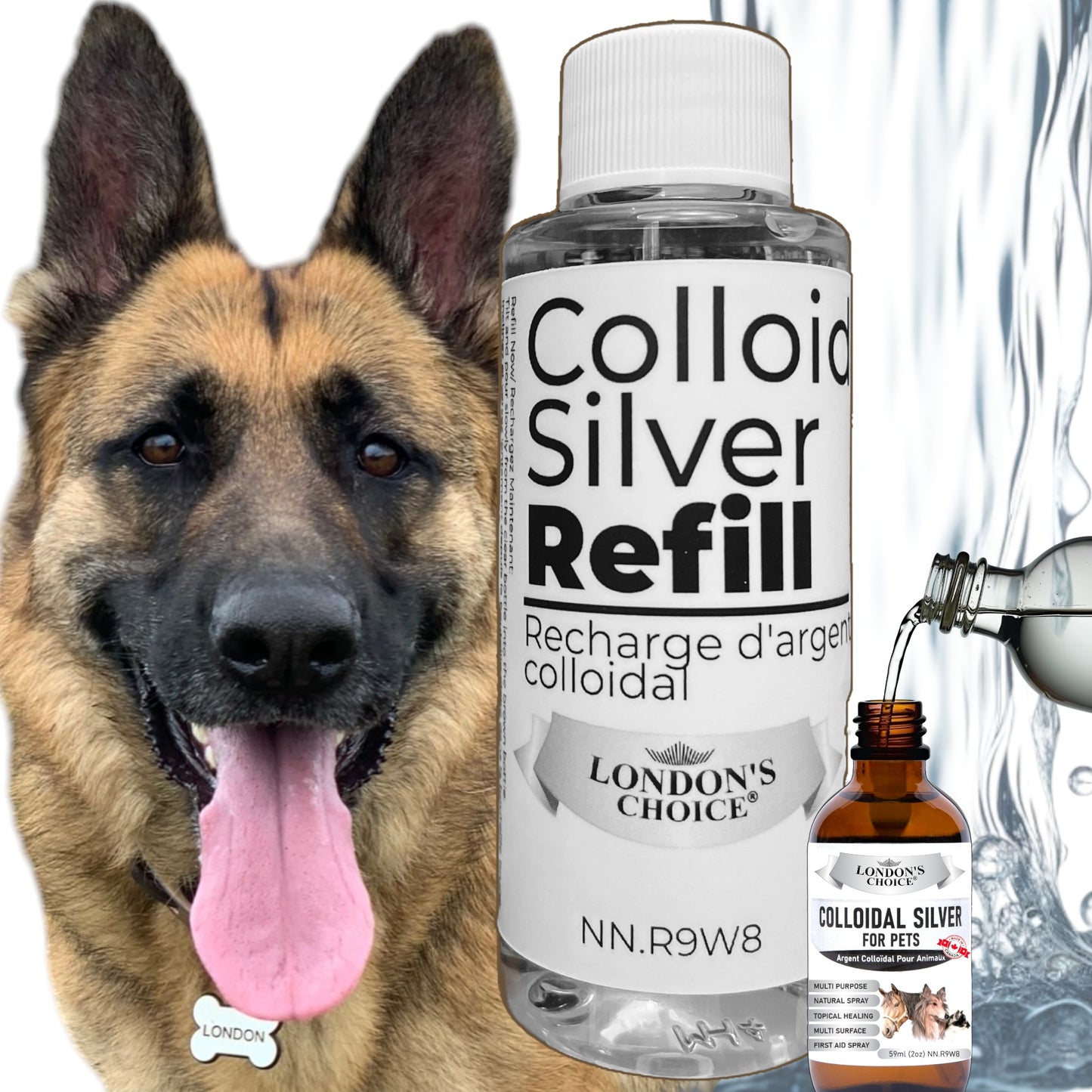 LONDON’S CHOICE - Colloidal Silver for Pets - 10ppm