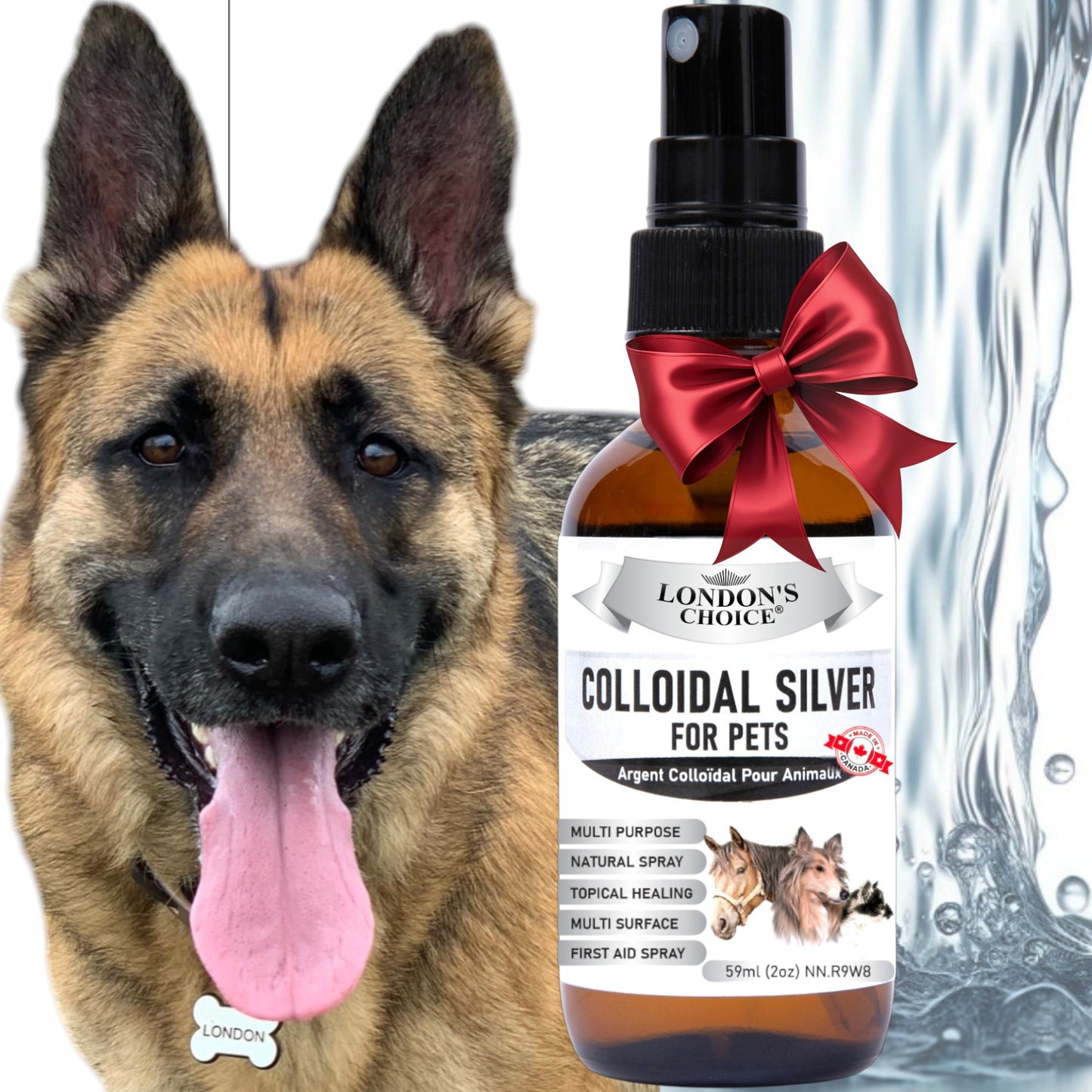 LONDON’S CHOICE - Colloidal Silver for Pets - 10ppm