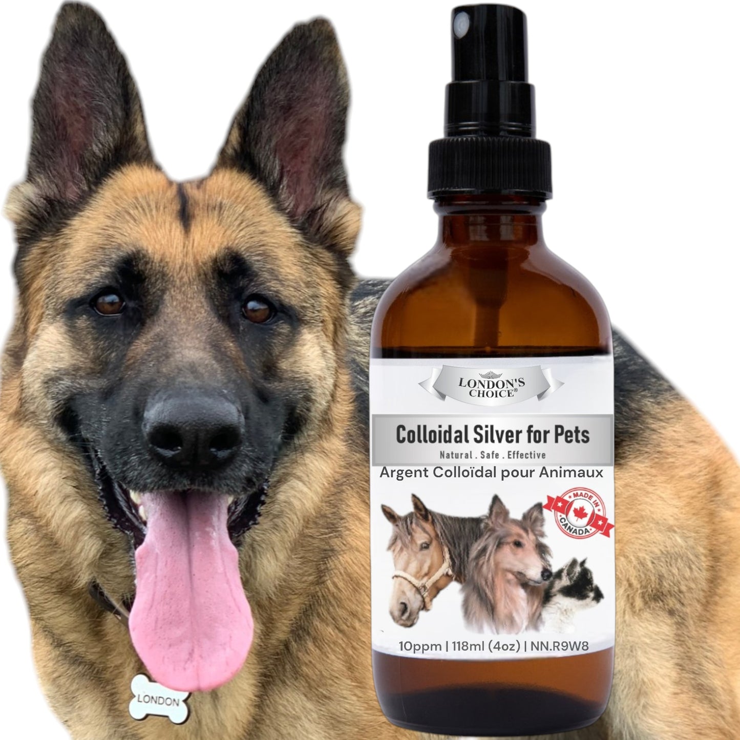 LONDON’S CHOICE - Colloidal Silver for Pets - 10ppm