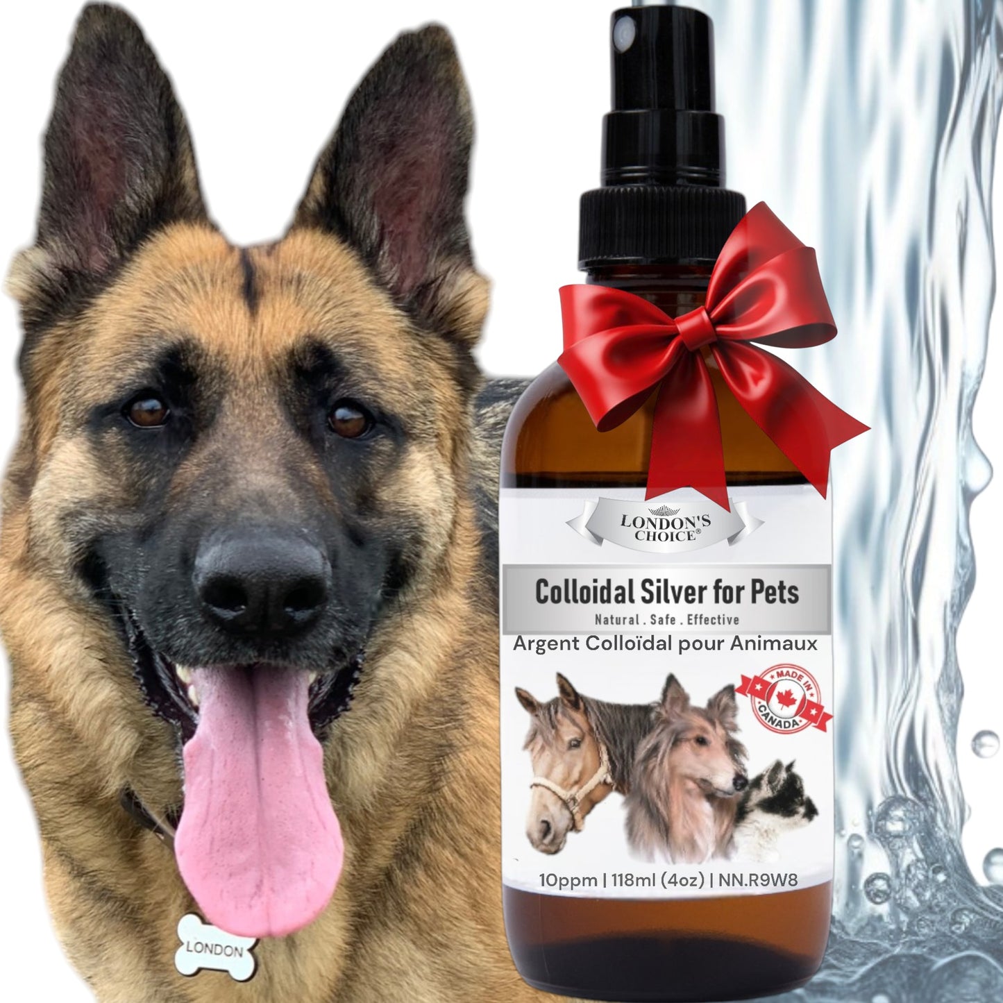 LONDON’S CHOICE - Colloidal Silver for Pets - 10ppm