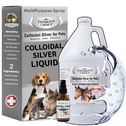 LONDON’S CHOICE - Colloidal Silver for Pets - 10ppm