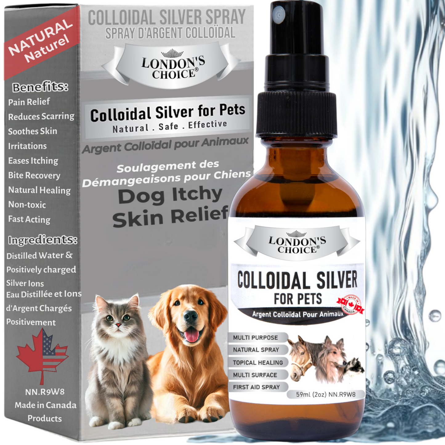 LONDON’S CHOICE - Colloidal Silver for Pets - 10ppm